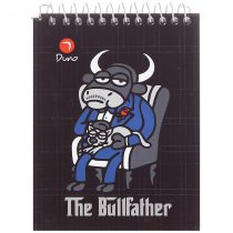 دفترچه یادداشت 80 برگ دونو مدل 912 طرح The Bullfather | مشکی | گارانتی اصالت و سلامت فیزیکی کالا